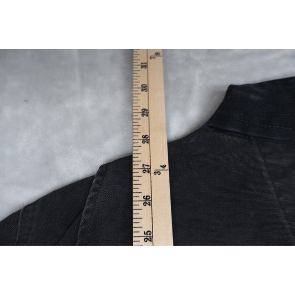 Carhartt Pike Jacket Mens Large Black Duck Canvas Rugged Utility Field Work VTG - Picture 13 of 16